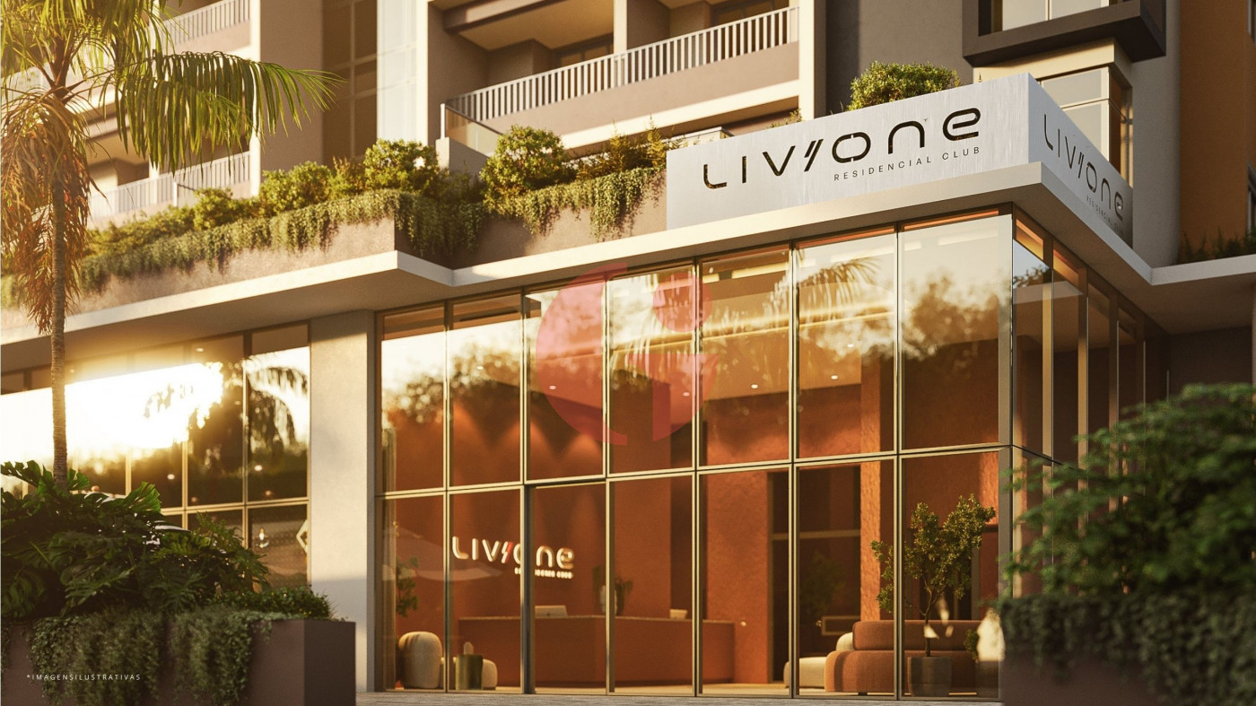 Fachada do LIV ONE Residencial Club ao lado do CenterVale Shopping